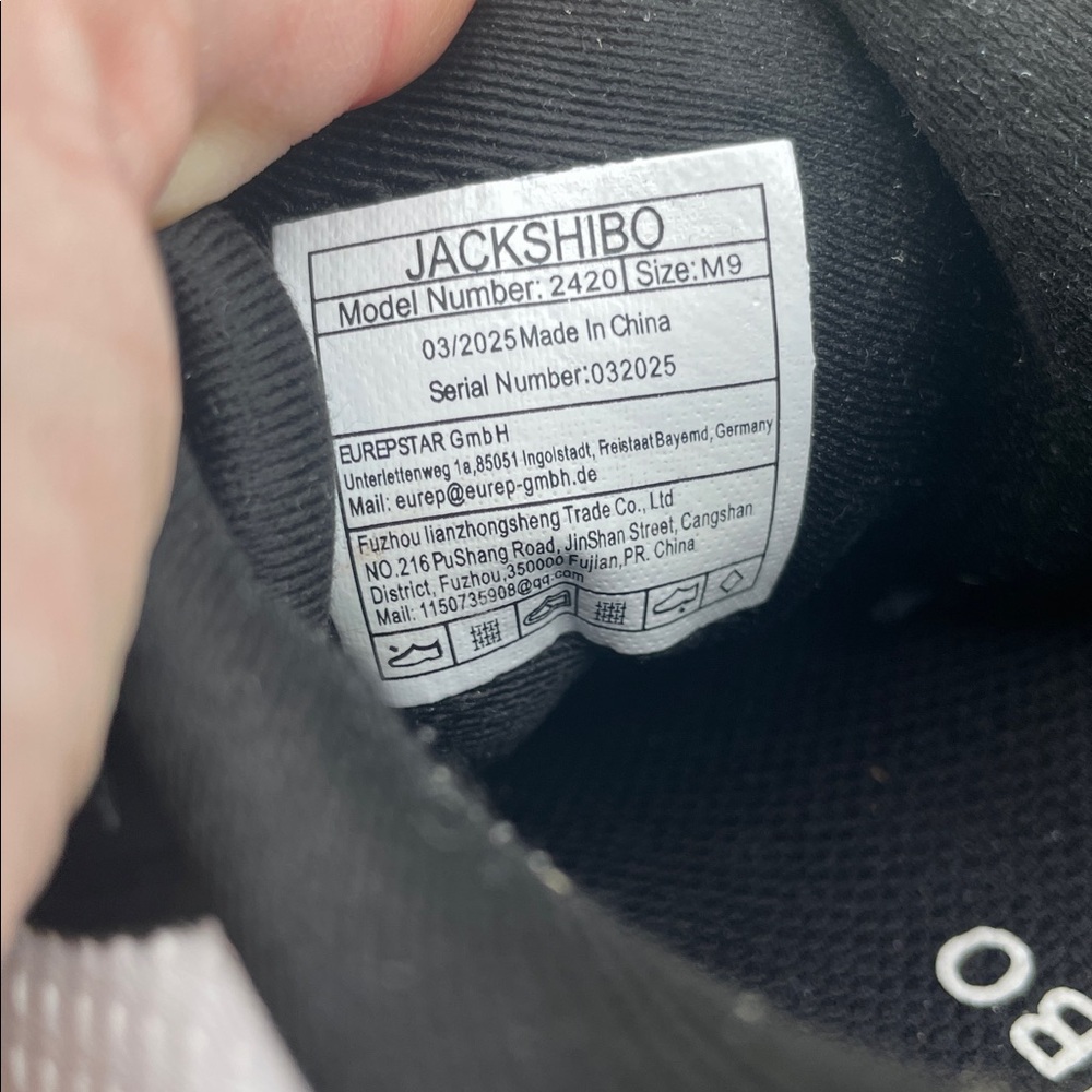JACKSHIBO Slip in Men Hands Free Shoes Wide Toe Box Slip On Athletic Sneakers - Picture 8 of 8